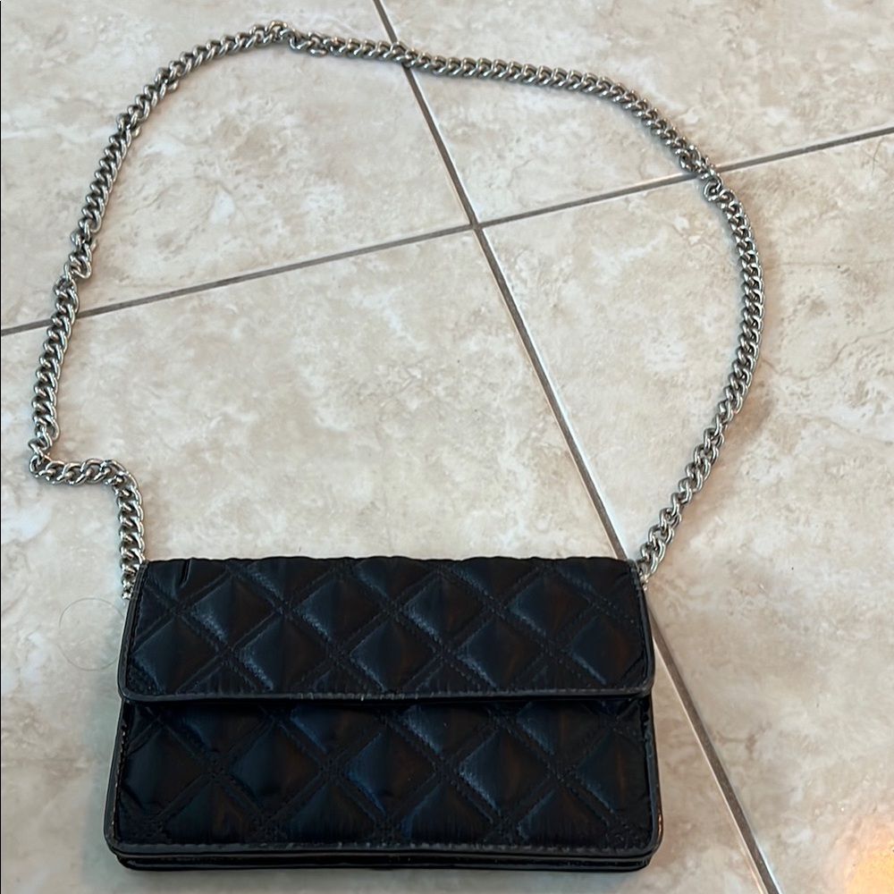 Jacobs by Marc Jacobs Black Quilted Satin Chain Bag